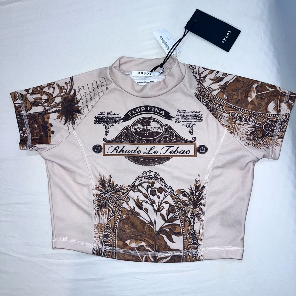 RHUDE LE TEBAC TEE S NWT